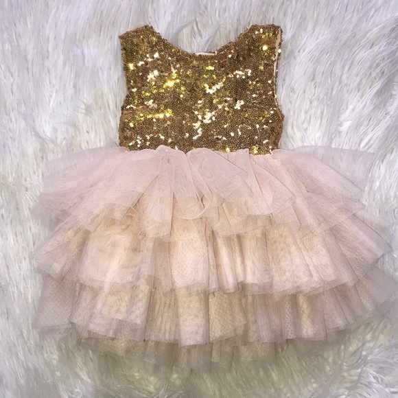 gold sequin tutu